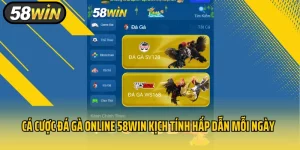 Cá Cược Đá Gà Online 58Win Kịch Tính Hấp Dẫn Mỗi Ngày